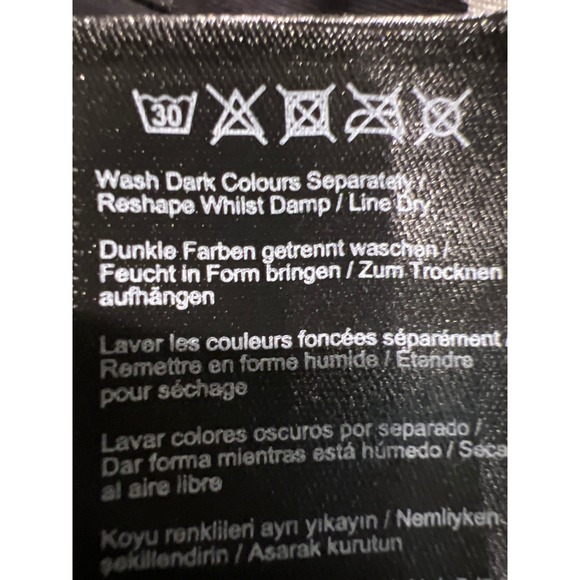 Joules Right As Rain Black Daisy Floral  Raincoat Waterproof Hooded Jacket US 6 - Picture 9 of 13